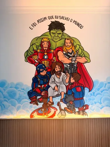 Desenho em paredes
