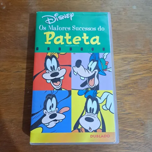 Fita VHS Os Maiores Sucessos do Pateta Filme Dublado