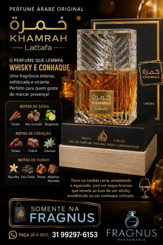 Perfume Árabe original Khamrah