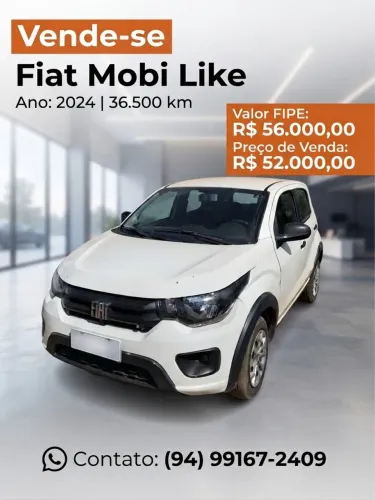 Fiat Mobi Like 1.0 Fire Flex 5P. 2024
