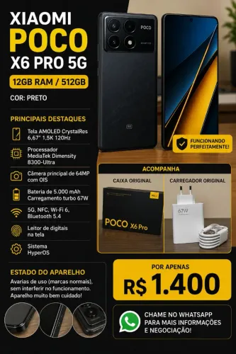 Poco X6 Pro 12/512