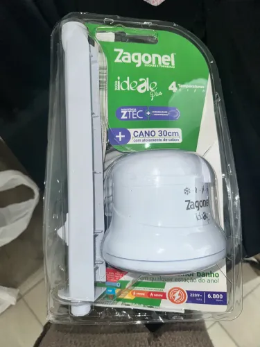 Chuveiro Zagonel sem Resistência