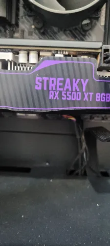 Rx 5500xt mancer pouco usada