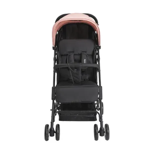 Carrinho de Bebe Berço Passeio Compacto Kiddo Rosa