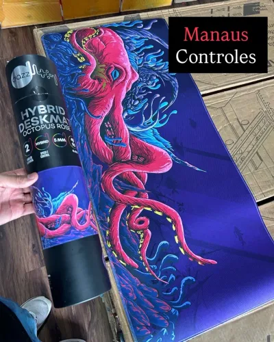 MousePad Extra Grande Dazz Octopus Rose