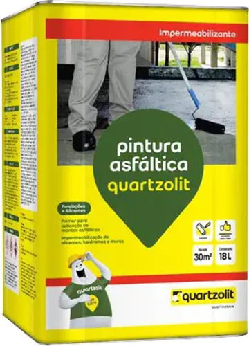 Pintura asfáltica impermeabilizante, 30934.20.34.056, QUARTZOLIT 
