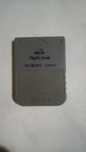 MEMORY CARD PLAYSTATION 1 PS ONE ORIGINAL TOP PARA COLEÇÃO.