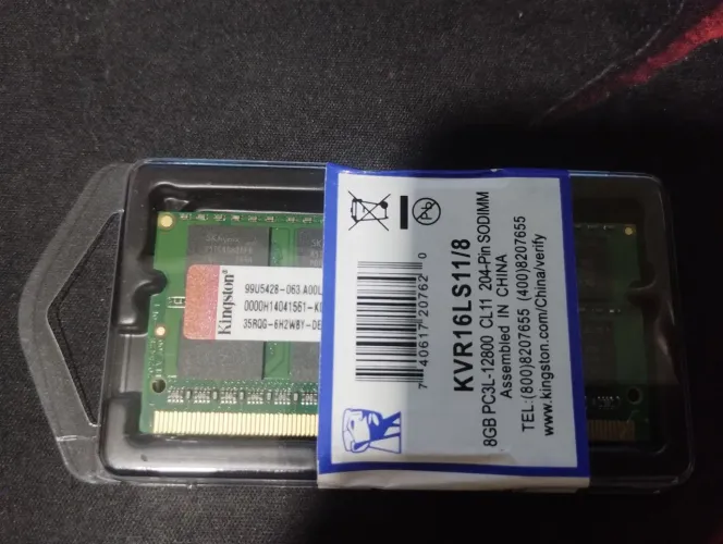 Memória RAM Kingston 8GB DDR3L