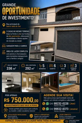 Venda de Casa em Pinheiral RJ
