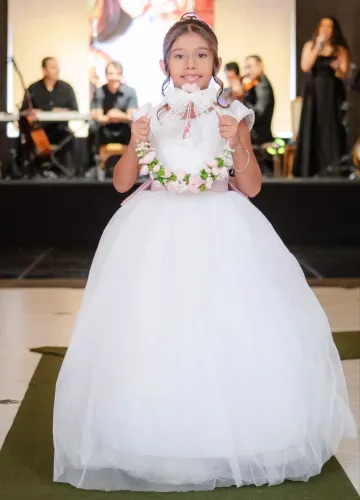 Vestido de daminha de honra