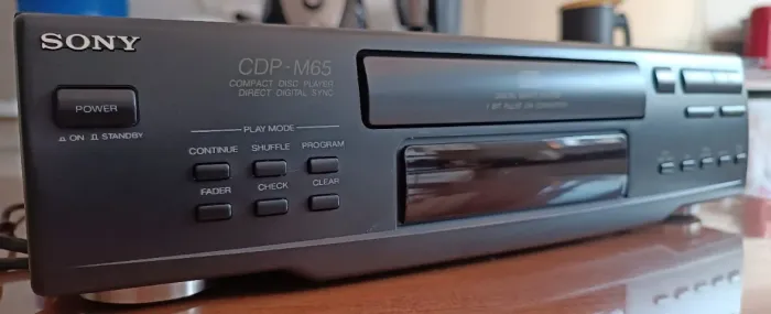 CD PLAYER SONY CDP-M65 EM EXCELENTE ESTADO!