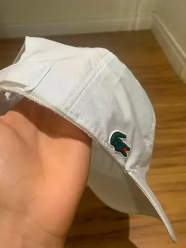Boné Lacoste sport branco 