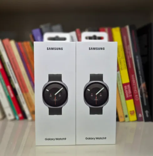 Samsung Galaxy Watch 9, LTE, 44mm, cor prata/verde, LACRADO, acompanha nota fiscal.