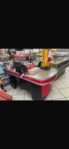 Vendo cx de supermercado, checkout seminovo R$ 2100,00. 2100,00