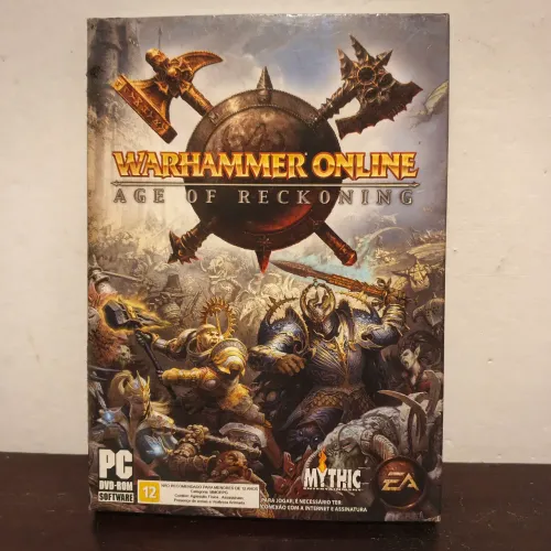 Warhammer Online Age of Reckoning Game PC Original Mídia Física