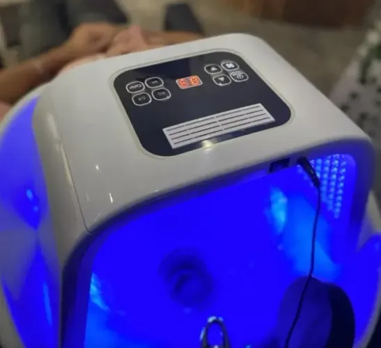 Vendo Cabine Cromoterapia Led 7 Cores Tratamento Terapia Facial Nova Motivo Mudança