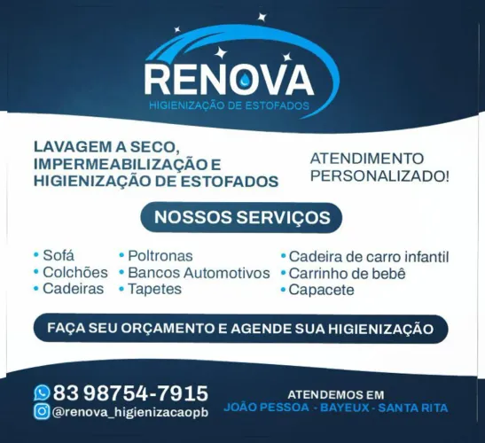  Higienização e Lavagem a Seco de Estofados