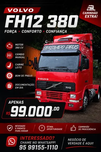 Volvo fh12 1994 - 380Cv