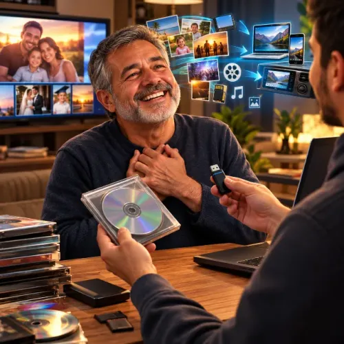 ? Digitalização de CDs, DVDs e Memórias | Preserve Suas Lembranças ?