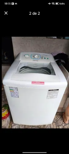 Lavadora Electrolux 12kg - enche água, motor com defeito