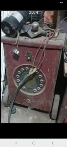 Máquina elétrica antiga