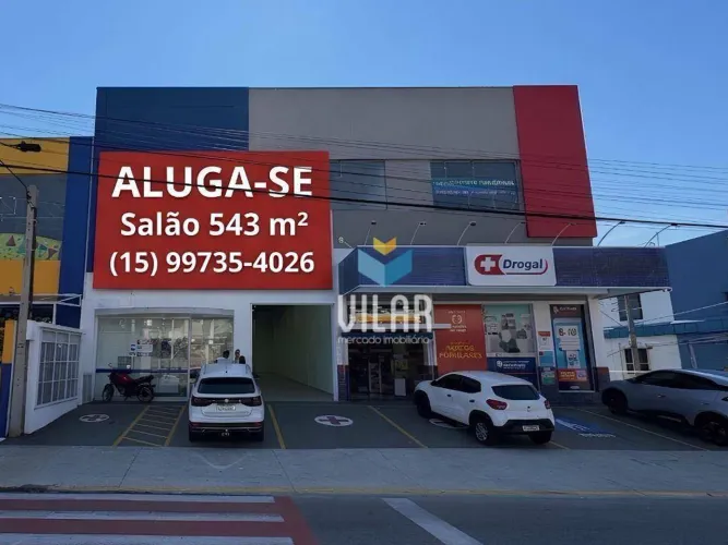 Salão Comercial para Locação na Avenida São Paulo - 543 m² - Além Ponte - Sorocaba/SP