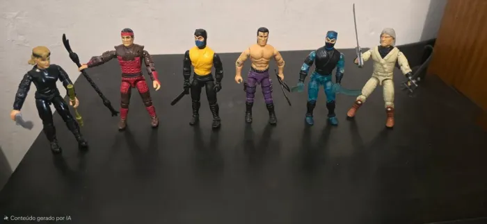 Coleção miniaturas mortal kombat