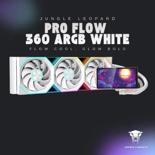 Water Cooler Jungle Leopard Pro Flow 360 - Tela LCD