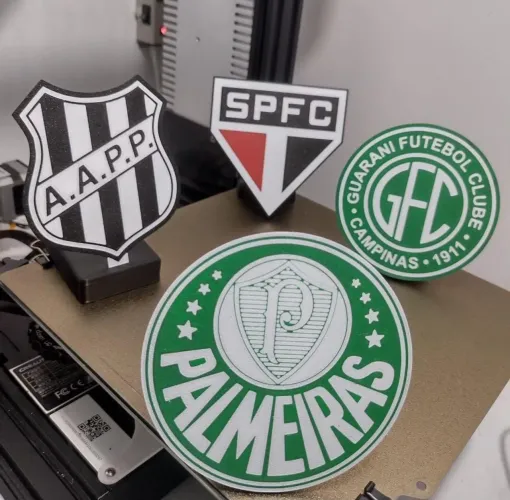 ESCUDO DE TIMES DECORAÇÃO PONTE PRETA, SÃO PAULO, PALMEIRAS, GUARANI, CORINTHIANS DIVERSOS