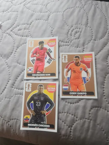 Caicedo, Gakpo e Son Bronze Extra Sticker 2026
