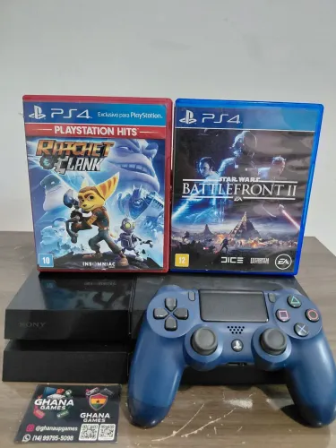 Playstation 4 completo com garantia