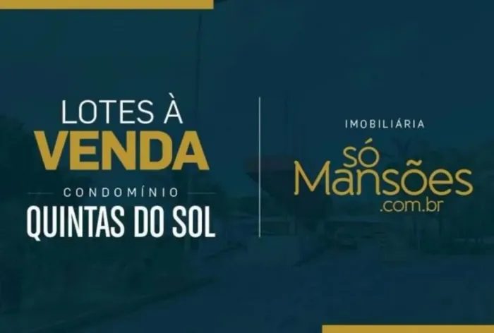 Lote à venda no Quintas do Sol