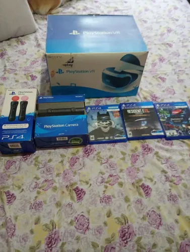 Playstation VR completo impecável único dono pouco uso.aceito troca algo do interesse