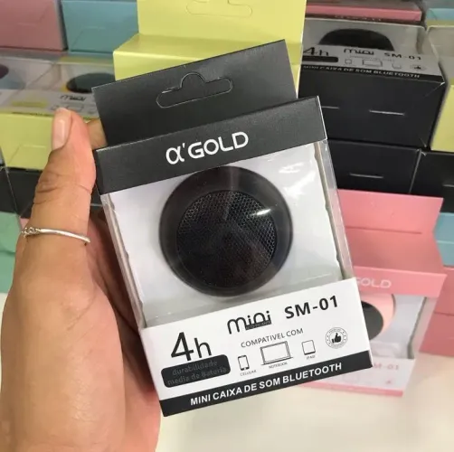 Mini caixa de som portátil bluetooth 