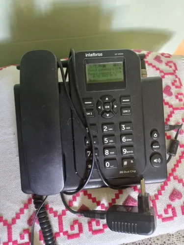 Telefone Intelbras fixo com chip