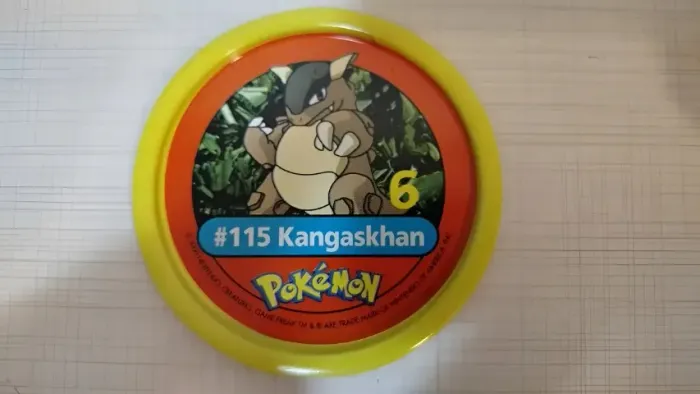 Tazos Estrela Pokémon Pokemetal #115 Kangaskhan