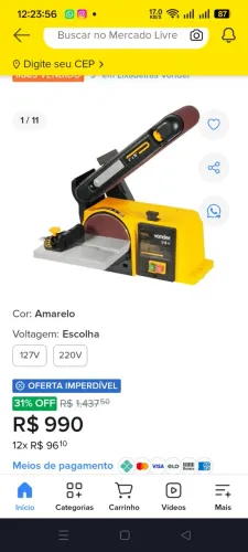 Lixadeira combinada