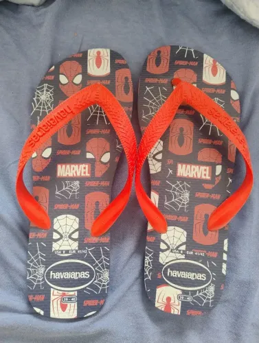 Chinelos Havaianas Spider-Man Homem Aranha 39/40