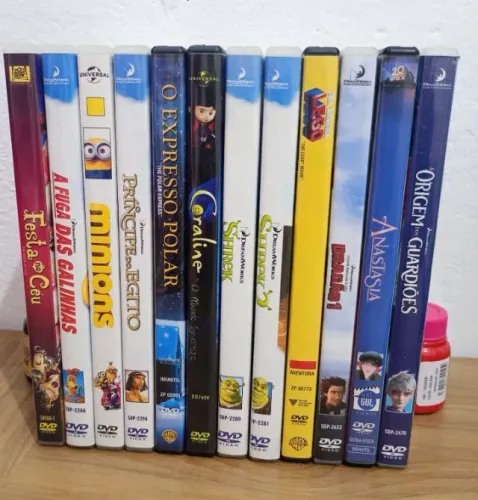 12 DVDS Animações Infantis - Títulos Variados