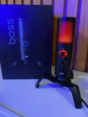 MICROFONE BOSS DT3 - PERFEITO PARA GAME, STREAMING, LIVE, ETC