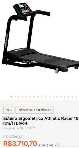 Esteira praticamente nova