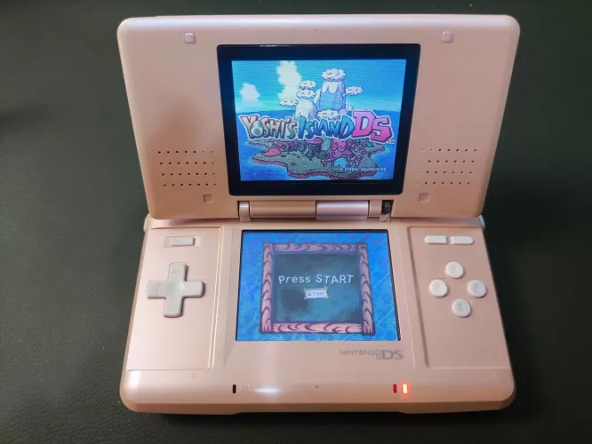 Nintendo DS Fat Rosa !! LER DESCRIÇÃO !!