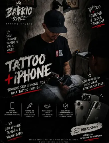 ? TROCO TATTOO POR IPHONE! ? BARRIO STYLE