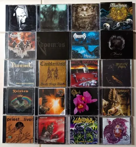 CDs Heavy Metal/Death/Doom/Black Metal USADOS