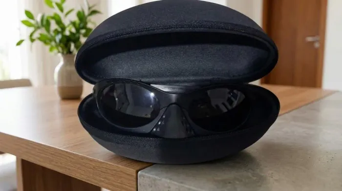 Óculos Oakley com estojo rígido
