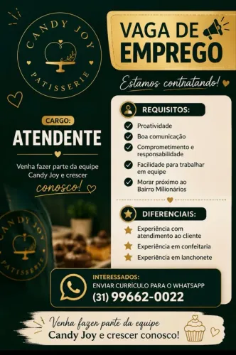 Oportunidade para Atendente