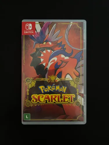 Pokémon Scarlet - Nintendo Switch - Mídia Física Original