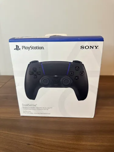 Controle Sem Fio Sony DualSense PS5 Preto Original - Novo Lacrado