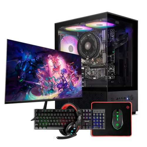 Pc completo ryzen 5 5600 gt, 16 gb de ram ,ssd 512gb, fonte 550w, com periféricos