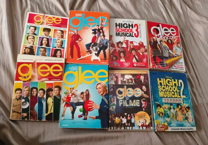 GLEE TEMPORADAS E HIGH SCHOOL MUSICAL